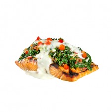 Baked salmon rockfeller by Bizu